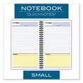 thumbnail image 3 of Wirebound Guided Quicknotes Notebook, 1 Subject, List-Management Format, Dark Gray Cover, 8 X 5, 80 Sheets | Bundle of 5 Each, 3 of 6