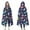 DarkBlue Cartoon Dinosaurs-1, variant on Wearable Blanket,DarkBlue Cartoon Dinosaurs SpeechBubbles Pattern Hooded Wearable Flannel Blanket for Adults & Teens,Winter Poncho Shawl Wrap Cape Cozy Anti-Pill,50"x60"