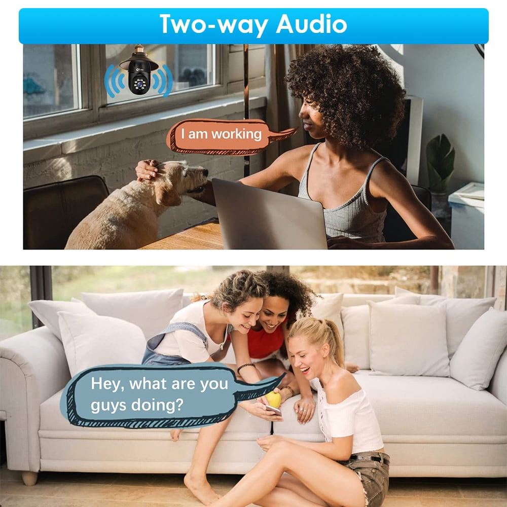 1080P HD Wireless Security Camera System Outdoor Home 5G Wifi Night Vision Cam