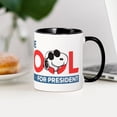 thumbnail image 4 of CafePress - Joe Cool For President Mugs - 11 oz Ceramic Mug - Novelty Coffee Tea Cup, 4 of 6
