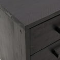 thumbnail image 4 of vidaXL Bedside Cabinet Black 36x30x45 cm Solid Pinewood, 4 of 5