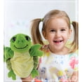 thumbnail image 5 of DolliBu Sea Turtle Hand Puppet - Super Soft Stuffed Animal Hand Puppets for Kids, Educational Hand Puppet Plush Toy for Kids and Adults, Ocean Life Animal Puppet for Teaching and Puppet Show - 10 Inch, 5 of 7