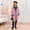 Pink, variant on Zecgelong Stylish Two Tone Denim Outerwear For Girls Casual Warm Jacket With Comfortable Fit