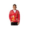 thumbnail image 6 of Garfield Men's Odie and Garfield Christmas Ugly Sweater Button-Up Knit Cardigan, 6 of 7