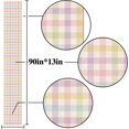 thumbnail image 4 of Linen Spring Easter Buffalo Check Plaid Table Runner 90 inches Long Rustic Farmhouse Home Dining Room Kitchen Table Decor, 4 of 6