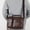 Brown, variant on FEOLGEHLY Faux Leather Sling Bags for Men Women, Adjustable Strap Small Crossbody Bag, Spacious Crescent Shoulder Tote Handbags with Multiple Compartments for Travel Work Daily Use