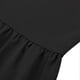 thumbnail image 5 of Vestido corto de mujer con pliegues y cuello de un hombro para cóctel (negro M) FLhrweasw Para estrenar, 5 of 9
