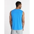 thumbnail image 3 of Athletic Works Men's and Men's Big & Tall Tri-Blend Muscle Tee, Sizes XS-4XLT, 3 of 5