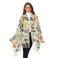 thumbnail image 2 of Women Winter Scarves Fashion Pashmina Shawl Wraps Long Blanket Scarf for Fall Spring Autumn Leaves and Foliage, 2 of 10