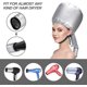 thumbnail image 4 of Gorro para secar el cabello, gorro de secado suave, vaporizador ajustable a mano, se utiliza para secar, se adapta a todos los tamaños de cabeza y cabello (plateado), 4 of 5