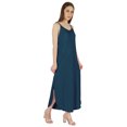 thumbnail image 2 of Inkmeso Robe d'Été Unie Aguichant pour Femmes à Bretelles Spaghetti Décontractée de Plage et de Villégiature Robe Maxi, 2 of 7