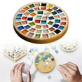 thumbnail image 2 of maytalsory Mosaic Coasters DIY Kit Hand Made Adhesive Colourful for Kid Home Decorative, 2 of 9