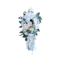 thumbnail image 3 of Ramo de Boda Macarena Flores Artificiales Cascada 25 cm x 52 cm, 3 of 8