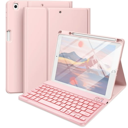 Funbiz Compatible with iPad 9th 8th 7th Generation Case with Keyboard for iPad Air 3rd Generation & iPad Pro 10.5 inch Keyboard Case