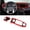 Black, variant on Red /Black  ABS Car Inner Central Control Dashboard Panel Cover Trim scratch-resistant For Toyota	Tacoma 2016-2022