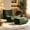 Green, variant on MOONMISS Chenille Fabric Chaise Lounge Chair with Ottoman, Ergonomic Lazy Sofa for Adults, Soft Cloud Couch for Living Room, Bedroom, Green