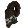 thumbnail image 5 of Women's Isle Wool Knitted Scarf Artistic High End Warm Cold Weather Neck Wrap, 5 of 5