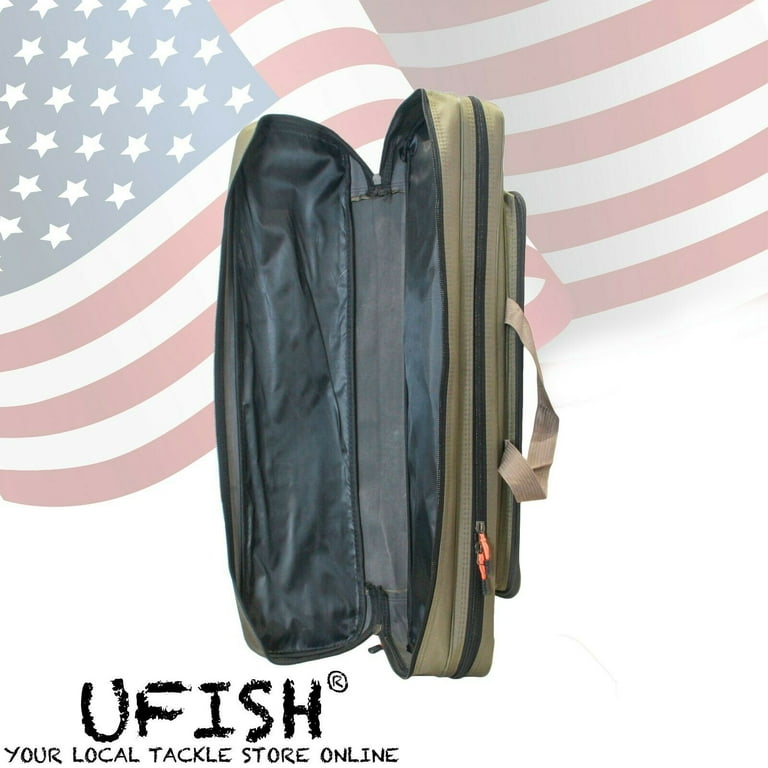 UFISH Fishing Rod Bag, Fish Pole Case, Fly Fishing Bag, Ice Fishing Case
