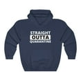 thumbnail image 6 of Straight Outta Quarantine Unisex Heavy Blend™ Hooded Sweatshirt, 6 of 7