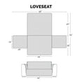 thumbnail image 2 of FurHaven Pawprint Non-Skid Sofa and Chair Furniture Protector for Dogs and Cats - Loveseat, Gray, 2 of 11