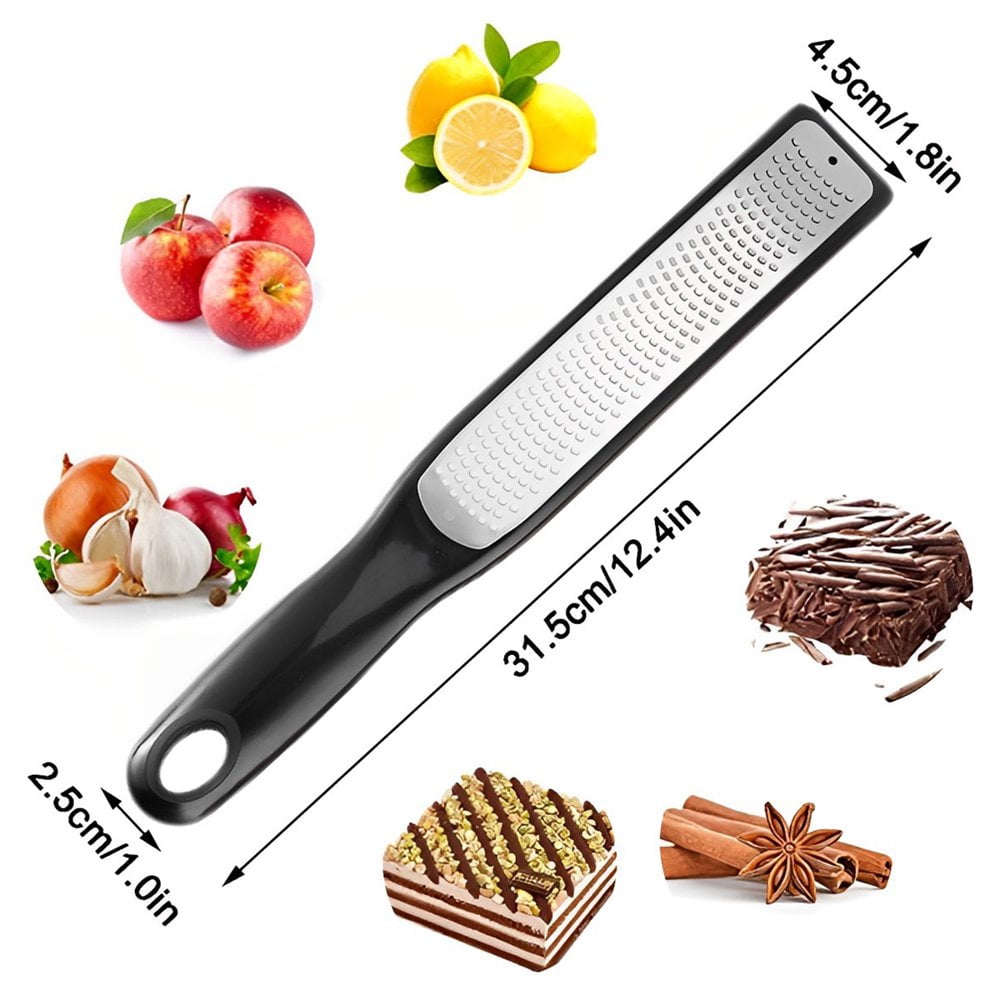 Duo Cuisine Râpe En Acier Inoxydable Fine & Grosse (moyen) Râpe à Fromage Scharf 2 En 1 Râpe à Légumes Baesto Inoxydable Râpe à Muscade Râpe Zesteur