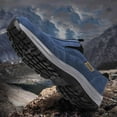 thumbnail image 6 of Orthopedic Walking Shoes Hiking Shoes Mens, Men's Comfortable Waterproof Orthopedic Walking Shoe, Slip-On Outdoor Sneakers, 6 of 7