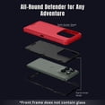thumbnail image 6 of Entronix Heavy Duty Case Compatible with Moto G Power 2025, Shockproof Dustproof Protective Hard Cover, Red, 6 of 6