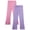 Lilac/Pink Bonbon, variant on RBX Girls Leggings - 2 Pack Stretchy Girl Flare Leggings with Pockets Yoga Pants for Girls (7-16)