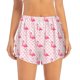 thumbnail image 2 of Balery Cute Flamingo with Heart Pantalones cortos deportivos para mujer con forro y dos bolsillos, elásticos, para entrenamiento, gimnasio, yoga-X-Large, 2 of 7