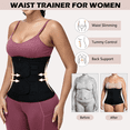 thumbnail image 3 of Vaslanda Waist Trainer for Women Corset Shapewear Tummy Control Faja Body Shaper Postpartum Cincher Sport Girdle, 3 of 7