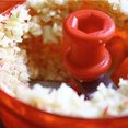thumbnail image 5 of Procesador de alimentos manual ajustable de grano grueso a puré, elemento esencial de cocina para picar cebollas sin lágrimas ni olor a ajo, cuchillas afiladas de acero inoxidable aptas para, 5 of 5