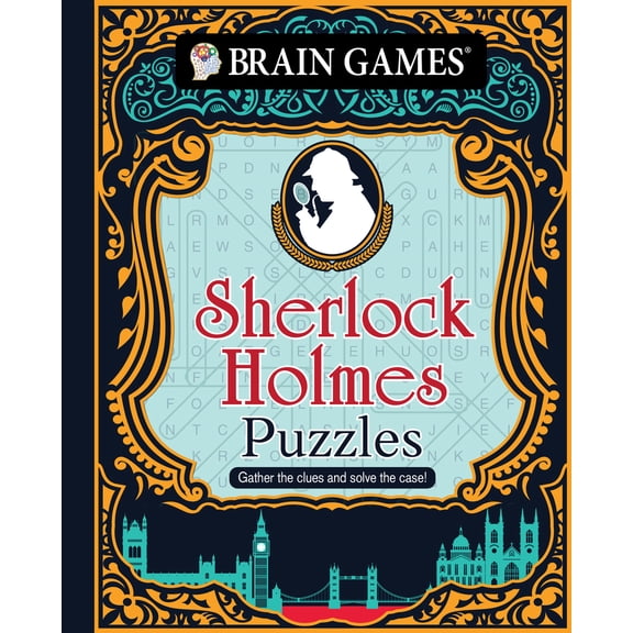 Pre-Owned Brain Games - Sherlock Holmes Puzzles (384 Pages): Gather the Clues and Solve the Case! (Paperback) 1639382097 9781639382095