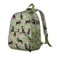thumbnail image 2 of Rottweiler with Floral Backpack Backpack for School,Cute School Bag,Schoolbag with Adjustable Shoulder Straps & Padded Back,13.8"x11.4"x6", 2 of 6