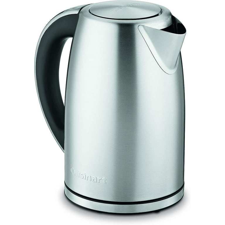 Refurbished Cuisinart CPK-17 PerfecTemp 1.7 Liter Stainless Steel Cordless Electric  kettle, Silver 