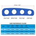thumbnail image 2 of Uxcell Basketball Shooting Aid 2 Pack Finger Shoot Trainer Training Equipment Correct Shooting Posture Blue, M, 2 of 6
