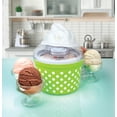 thumbnail image 3 of Euro Cuisine ICM26GR Automatic Ice Cream, Sorbet & Frozen Yogurt Maker With 4 Glass Ice Cream Cup, 3 of 5