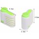 thumbnail image 2 of 2 piezas de rebanador de pasteles, rebanador de tostadas, rebanador de pan de pastel de bricolaje ajustable de 5 capas para suministros de cocina para hornear( verde) esquí esquí Gafas de esquí, 2 of 5