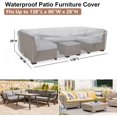 thumbnail image 2 of Funda impermeable para muebles de patio BROSYDA 351 x 218 x 71 cm, 2 of 8