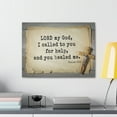 thumbnail image 3 of Scripture Walls Psalms 30:2 You Healed Me Bible Verse Canvas Christian Wall Art Ready to Hang Unframed, 3 of 17