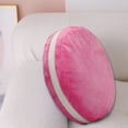 thumbnail image 2 of Mainstays Plush Macaron Shaped Throw Pillow, 12" Round, Pink, 2 of 5