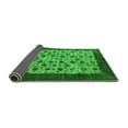 thumbnail image 2 of Ahgly Company Indoor Square Oriental Green Industrial Area Rugs, 4' Square, 2 of 4