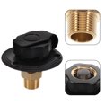 thumbnail image 1 of Phenofice Rv Fresh Water Fill Adapter Brass Black Ideal For Rvs 1Pack, 1 of 8