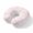 Blush, Petal Pink, Rose, variant on Neck Pillow, Summer Tropical Memory Foam U-Shaped Travel Pillow for Airplane Car Train Office Nap, Portable Soft Head Neck Support for Sleeping & Reclining Monstera Leaves Botanical Mint Green