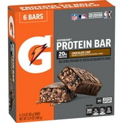 Gatorade Chocolate Chip Whey Protein Bars, 20g Protein, 6 Pack