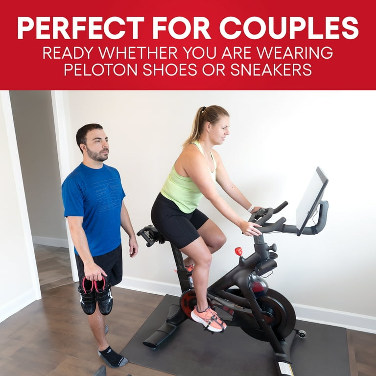 Bike Dual Function Toe Cages Convert Peloton Pedals to Two Sided Toe Cages or Delta Cleats