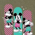 thumbnail image 3 of Disney - Mickey & Friends - Mickey - Retro Checkered Pastel Colors - Toddler And Youth Short Sleeve Graphic T-Shirt, 3 of 5