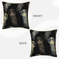 thumbnail image 3 of Kll Jellyfish Decorative Throw Pillow Covers Velvet Soft For Couch Sofa Bedroom Living Room Outdoor -20"X20", 3 of 8