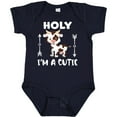 thumbnail image 3 of Inktastic I'm a Cutie White and Brown Holstein Cow with Arrows Boys or Girls Baby Bodysuit, 3 of 5