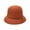 Orange, variant on opvise Women Sunhat Foldable Breathable Faux Leather Buckle Summer Hand-woven Sunscreen Straw Hat Orange