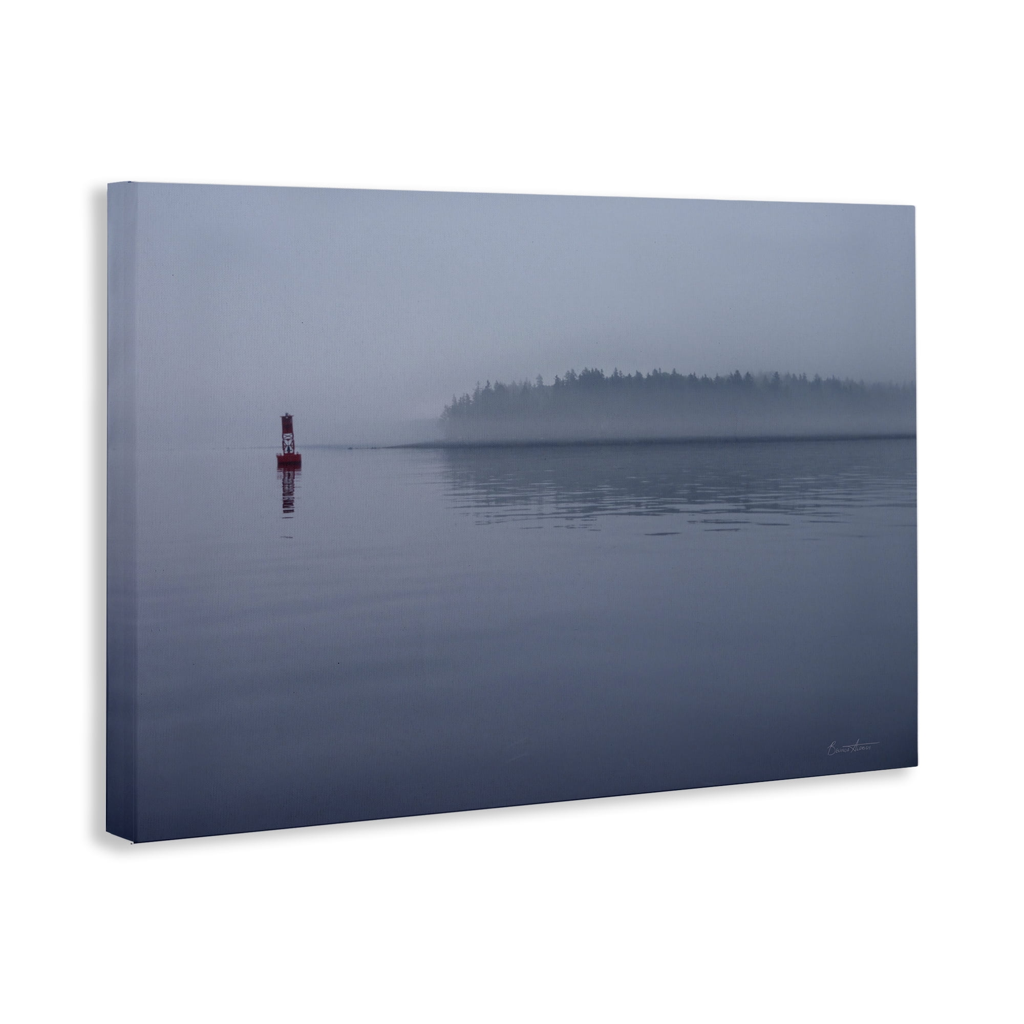 Stupell Industries Penobscot Bay Landscape Landscape Photography Gallery Wrapped Canvas Art Print Wall Art, 36 x 24